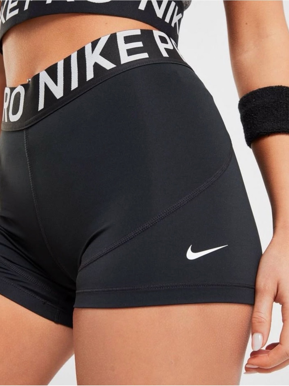 Nike Pro Women’s Black 3” Compression Training Shorts NWT